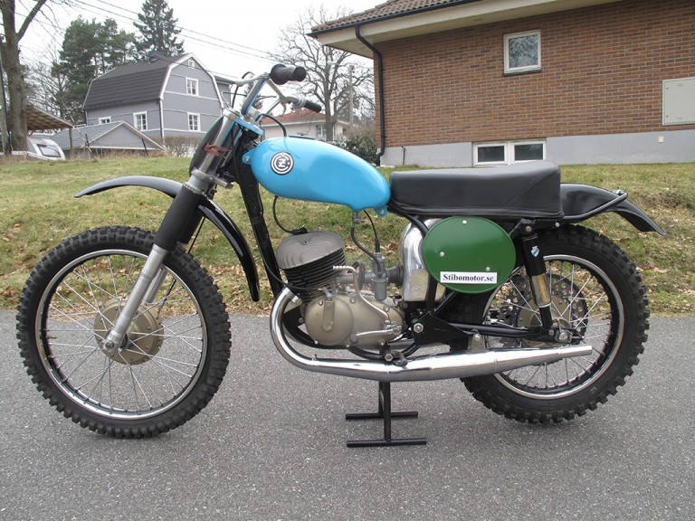 1964 CZ 250cc Type 968 Twin Pipe Magnesium Engine