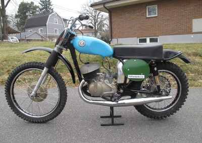 1964 CZ 250cc Type 968 Twin Pipe Magnesium Engine