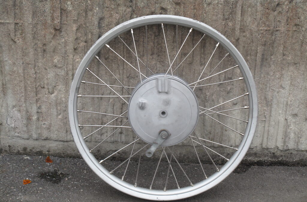 Front wheel 21” alm-rim 160mm x 35mm